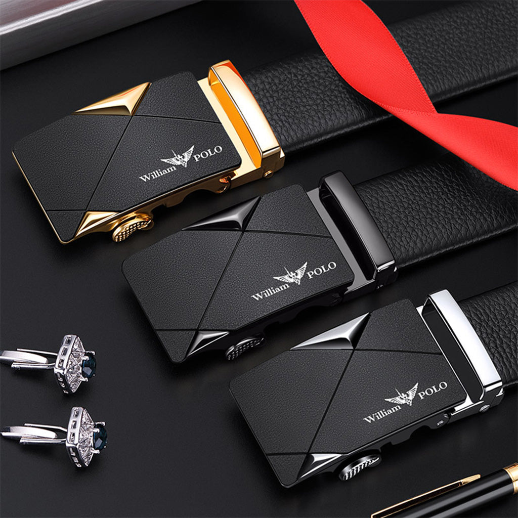 Cinto Automático Masculino de Couro- Modelo Slide - Loja2