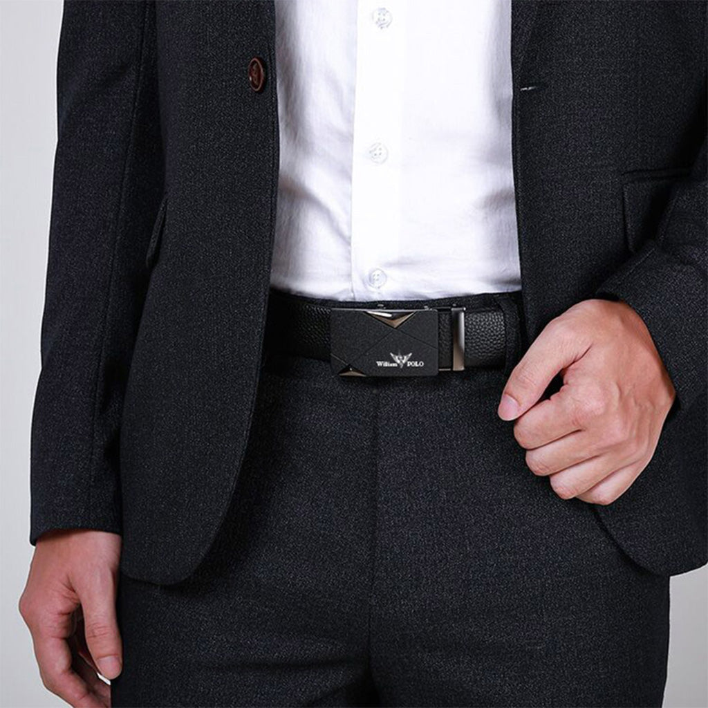 Cinto Automático Masculino de Couro- Modelo Slide - Loja2