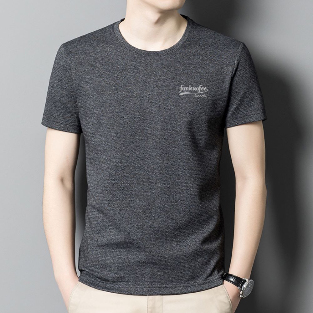 Camiseta Masculina de Algodão Básica Fonku - Loja2